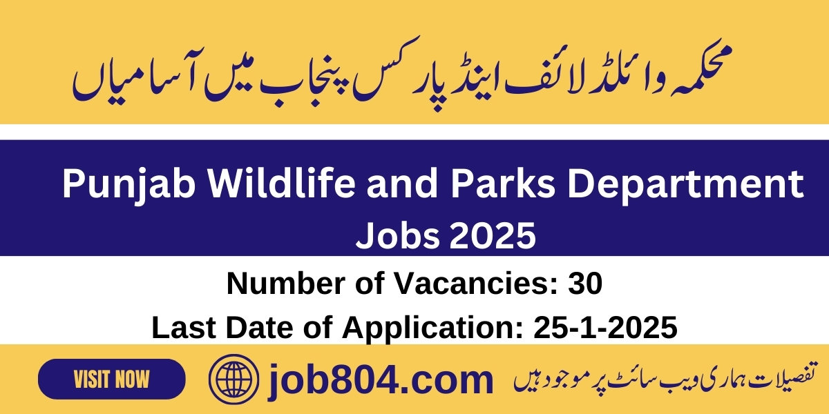 Punjab Wildlife & Parks Department Jobs