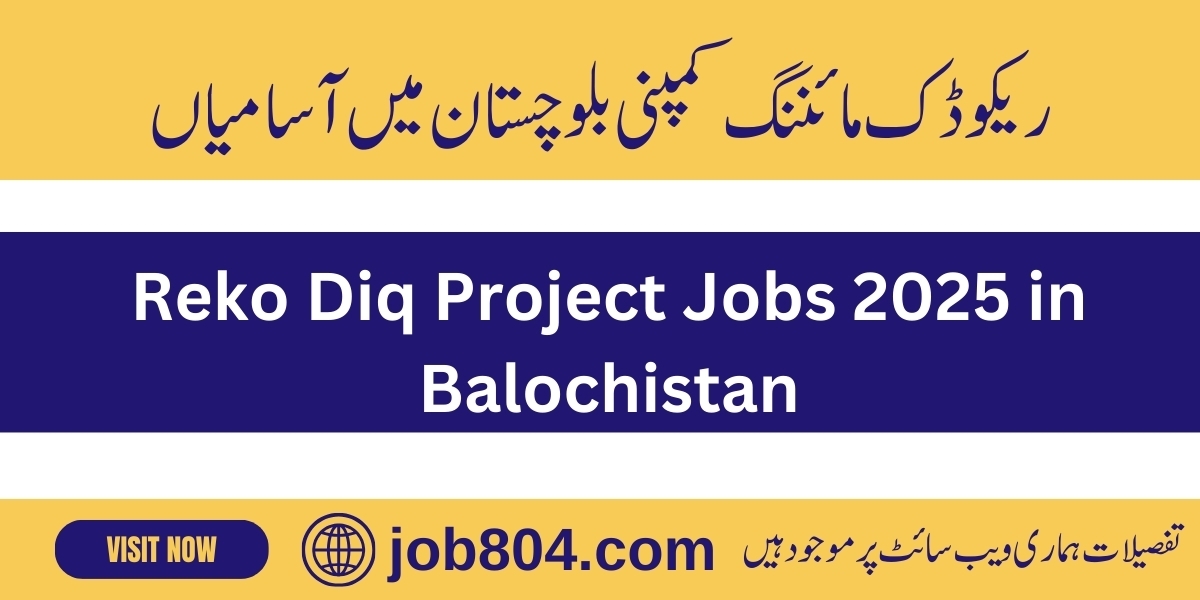 Reko Diq Jobs 2025 Balochistan